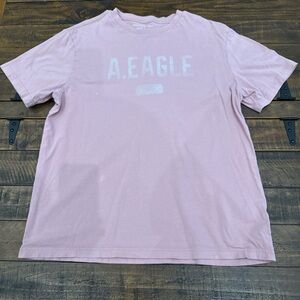 American Eagle Outfitters Light Pink Short Sleeve Tee